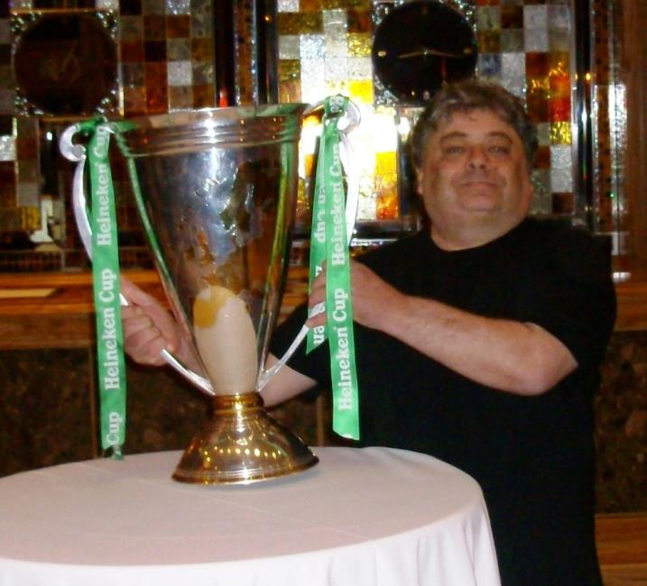 Mike Ridley with Heineken Cup
